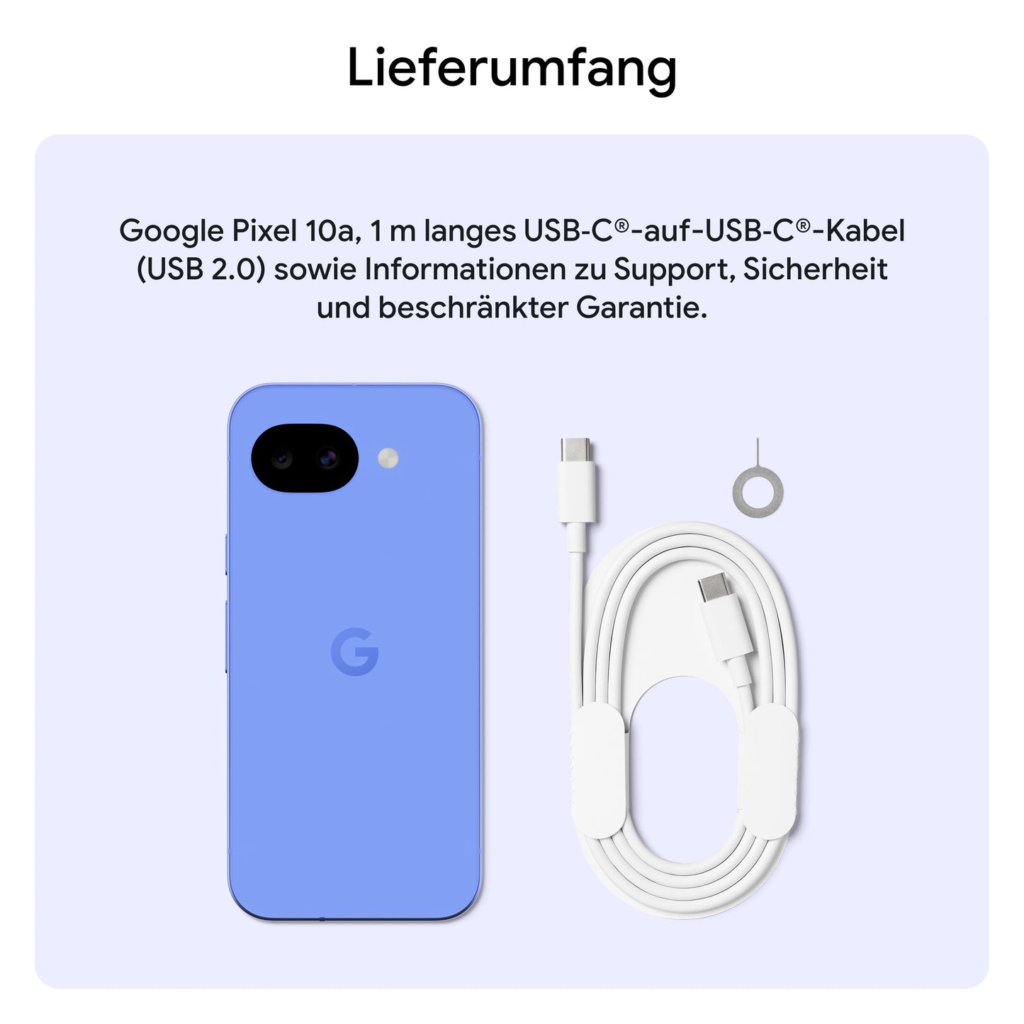Google Pixel 10a - 7 years of OS and security updates, 30+ hours of battery life, Camera Coach, Gemini Live, Pixel security features - Obsidian, 128GB - GA09561-GB