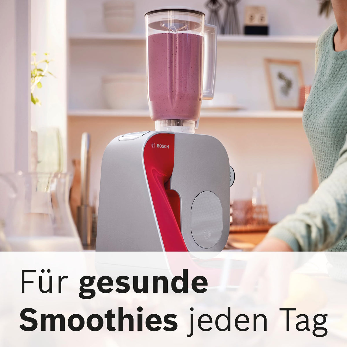 Mașină de gătit Bosch Serie 4, bol din oțel inoxidabil de 3,9 L, rezistent la mașina de spălat vase, blender de 1,25 L, mixer planetar, cârlig de frământat, tel, paletă de amestecat, aparat de tăiat cu 3 discuri, 1000 W, roșu închis, MUM58720