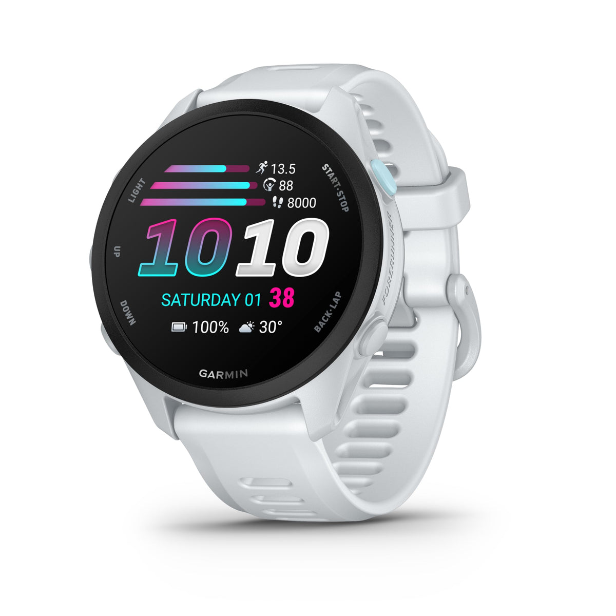 Garmin Forerunner 70 43mm - Running Smartwatch, 1.2" AMOLED Touchscreen, up to 13 days battery life, training recommendations, health data, 80+ sports apps, notifications, Pay - 010-04307-01