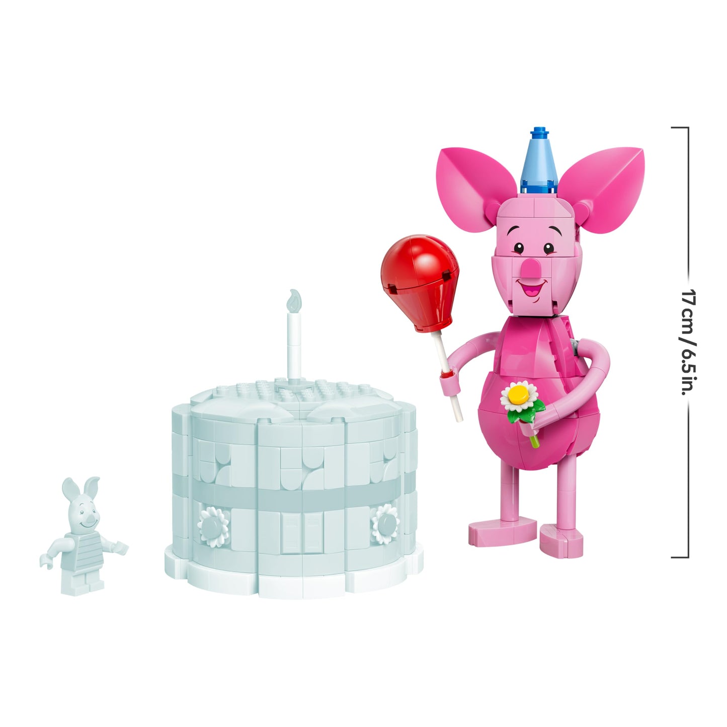 LEGO | Disney Piglet's Birthday Fun - Toy with Cute Animal Figure, Birthday Cake & Collectible Minifigure - Gift Idea for Girls Ages 9 and Up & Fans - 43305