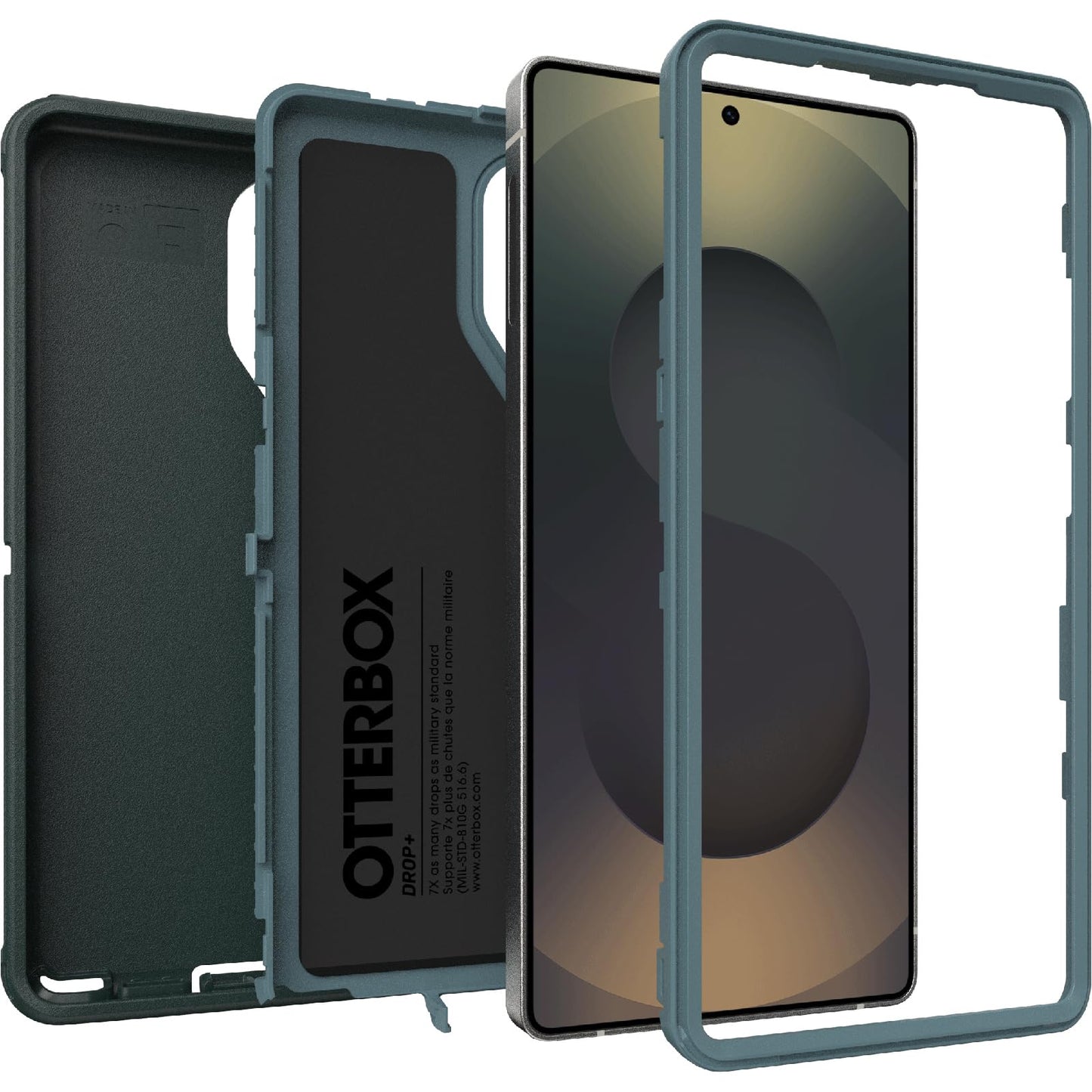 OtterBox Defender Case for Samsung Galaxy S25 Ultra, Shockproof Drop Proof Ultra Heavy Duty Protective Case 7X Military Grade Tested Green - 77-97621