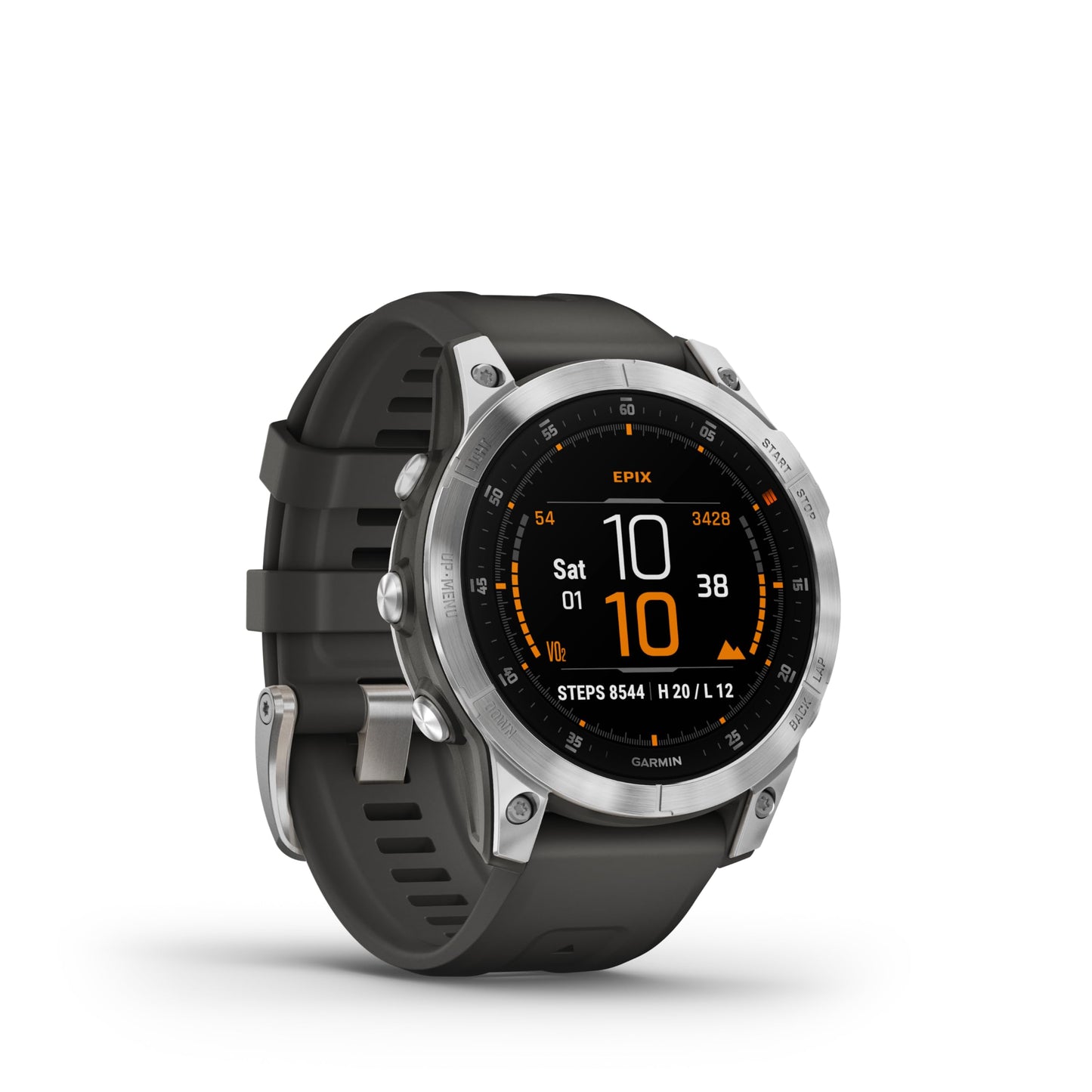 Garmin [renewed] EPIX (Gen2) - GPS multisport smartwatch 1.3" AMOLED touch display, TOPO maps, 60 sports apps, GarminMusic, GarminPay, up to 16 days battery life, waterproof [refurbished] - 010-N2582-01