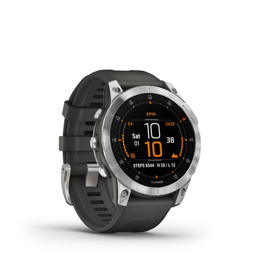 Garmin [renewed] EPIX (Gen2) - GPS multisport smartwatch 1.3" AMOLED touch display, TOPO maps, 60 sports apps, GarminMusic, GarminPay, up to 16 days battery life, waterproof [refurbished] - 010-N2582-01