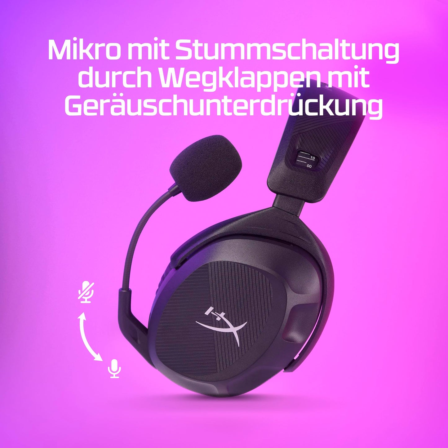 HyperX Cloud Stinger 2 Wireless Gaming-Headset für PC - 676A2AA