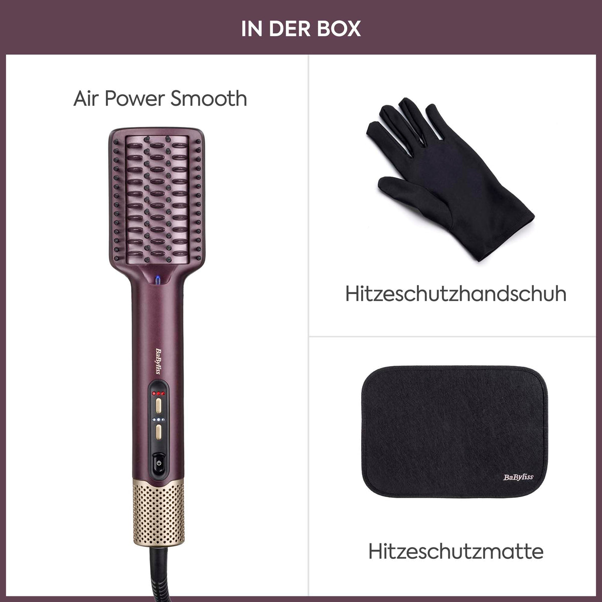 BaByliss Air Power Smooth - Styling pentru păr umed și uscat, AS6400E