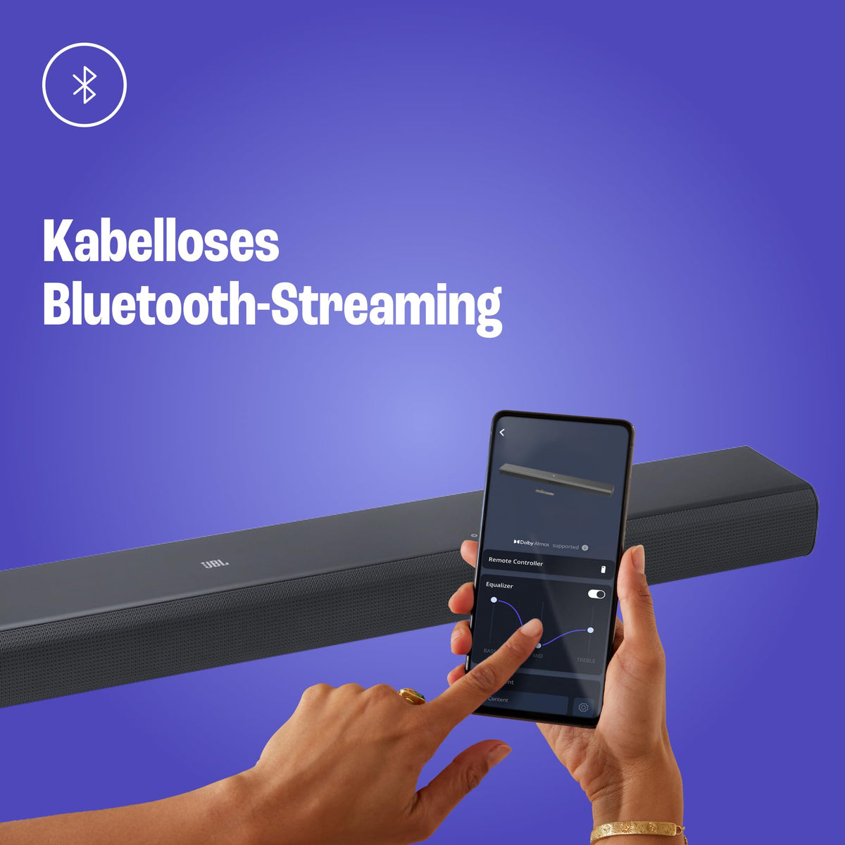 JBL Cinema SB 510, 3.1-Channel Soundbar, Black - JBLSB510BLKEP