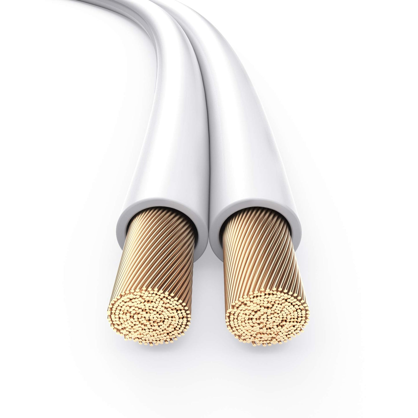 PureLink speaker cable OFC 2x2.50mm² (0.20mm), 50.0m, white with light gray characteristic - SE-SP061-050