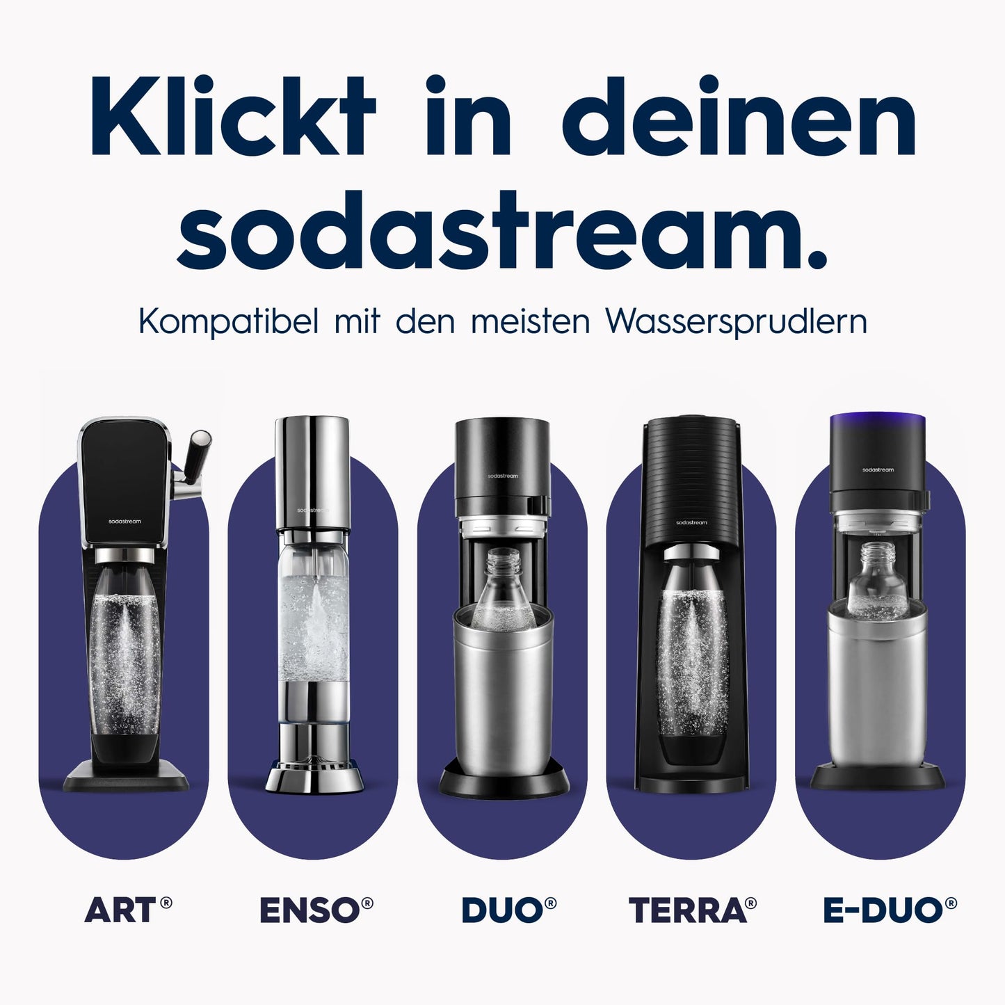 sodastream Fizz & Go stainless steel soda bottle 0.9 l, double-walled insulated thermos bottle, keeps warm & cold, for carbonated drinks, compatible with DUO, TERRA, ART, ENSO & more, black - 1062413440