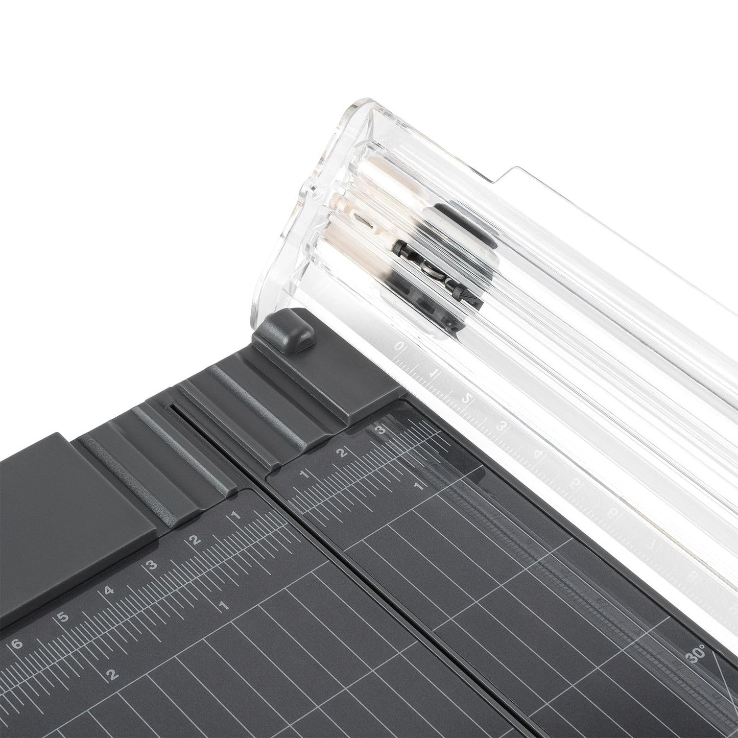Vaessen Creative paper cutter with folding board 15 x 30.5 cm anthracite gray - paper cutting machine for the office and scrapbook accessories for card making - paper and cardboard up to A3 format - 2207-113