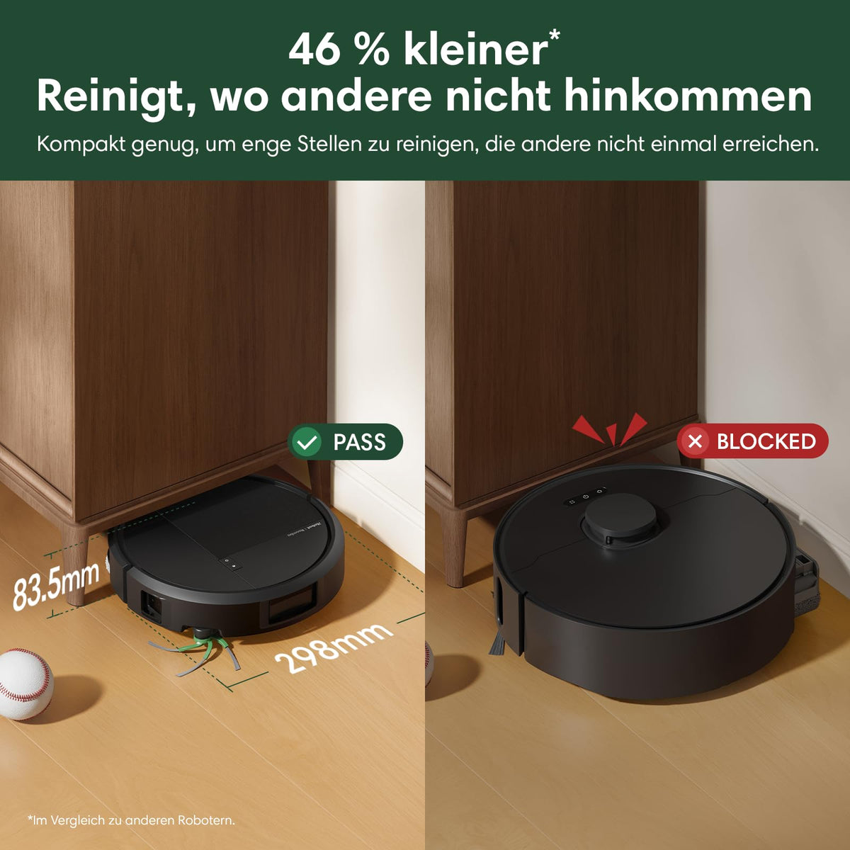 iRobot Roomba Plus 415 Saugroboter, AutoWash Basis, Rotierende Wischtücher - G285040