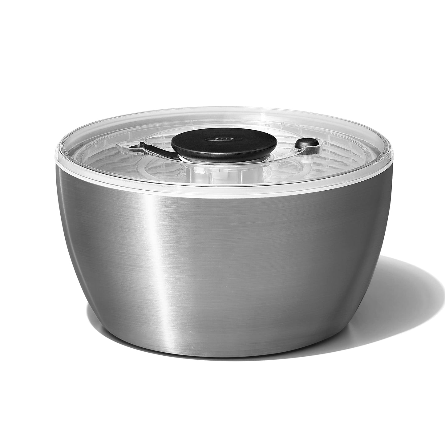 OXO Steel salad spinner made of stainless steel with lid - for washing and drying salad - 1071497