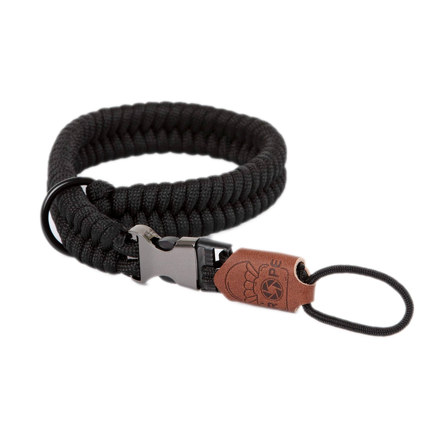 C-Rope camera hand strap The Claw made of hand-woven paracord. Camera strap with quick release system (Silent Black) - CRP-CLW-030-BLK