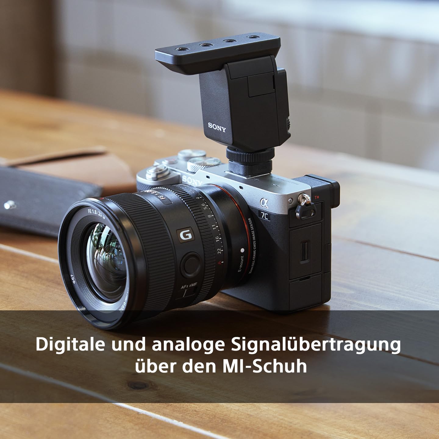 Sony ECM-B10, wireless shotgun microphone, noise cancellation, easy to use, ideal for cameras, interviews, vlogs, content creation, streaming - ECMB10.CE7