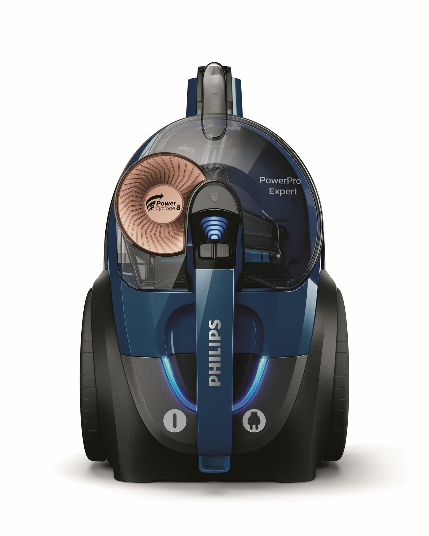 PHILIPS PowerPro Expert Bagless Vacuum Cleaner - Compact, 900 W Motor, PowerCyclone 8 Technology for Strong Suction, Multi-Surface Cleaning, Allergy Lock, Super Turbo Brush (FC9745/09)