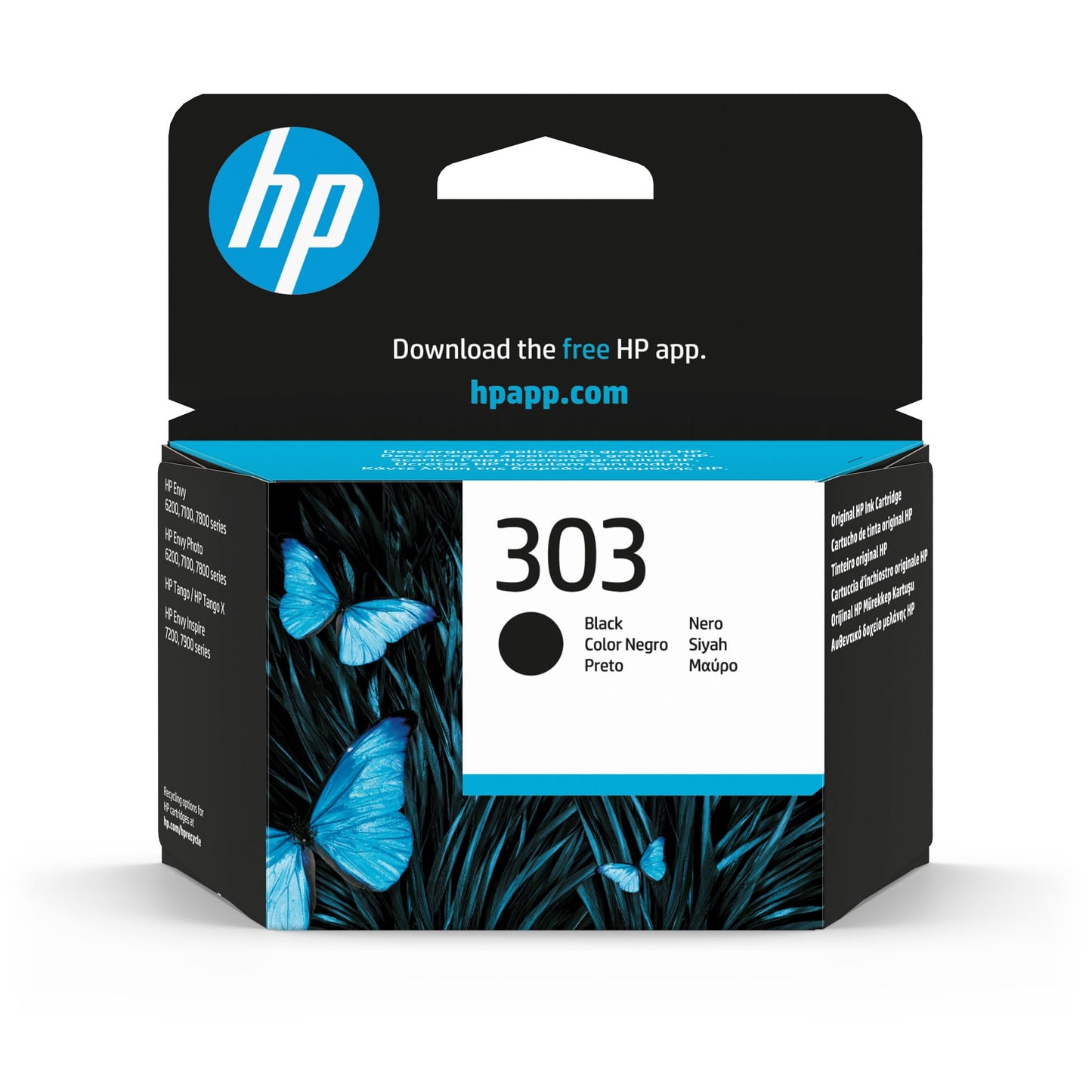 HP 303 Black Original Ink Cartridge - T6N02AE#LS1