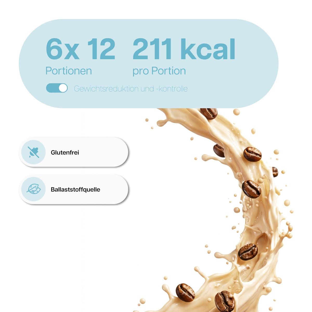 Layenberger Fit&Feelgood Slim Shake Powder Espresso-Macchiato (6x396 g)