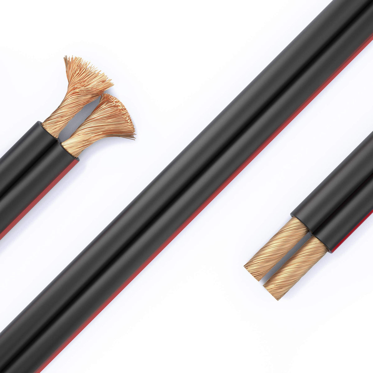Cablu de difuzor PureLink Boxenkabel OFC 2x1,5mm² 100m cu linie de marcaj - SE-SP052-100