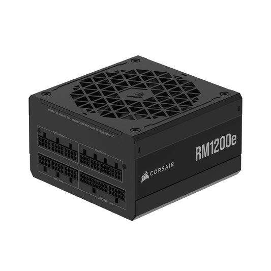 CORSAIR RM1200e (2023) Fully Modular Low Noise ATX Power Supply with 12V 2x6 Cable - ATX 3.1 & PCIe 5.1 Compliant, Cybenetics Platinum Efficiency, 105°C Capacitors, Modern Standby Mode - Black - CP-9020258-EU