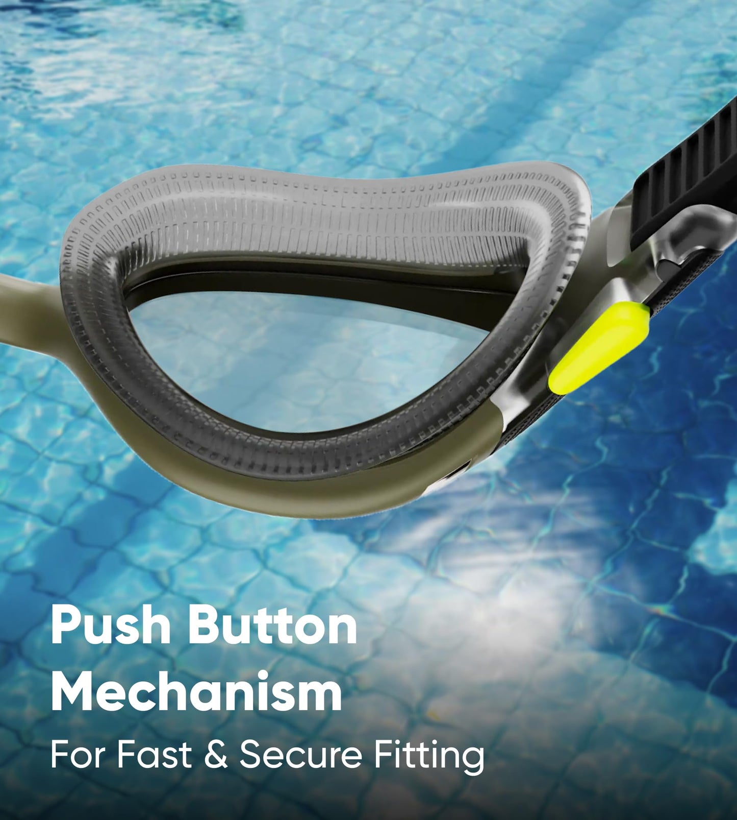 Speedo Biofuse 2.0 swimming goggles | Patented easy adjustment | Anti-fog | Waterproof | Improved fit | Improved comfort - 800232817134