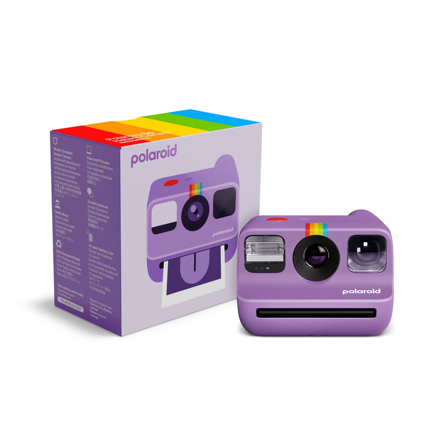 Polaroid Go Generation 2 - Mini Instant Camera - Purple (9183) - Compatible with Go Film only