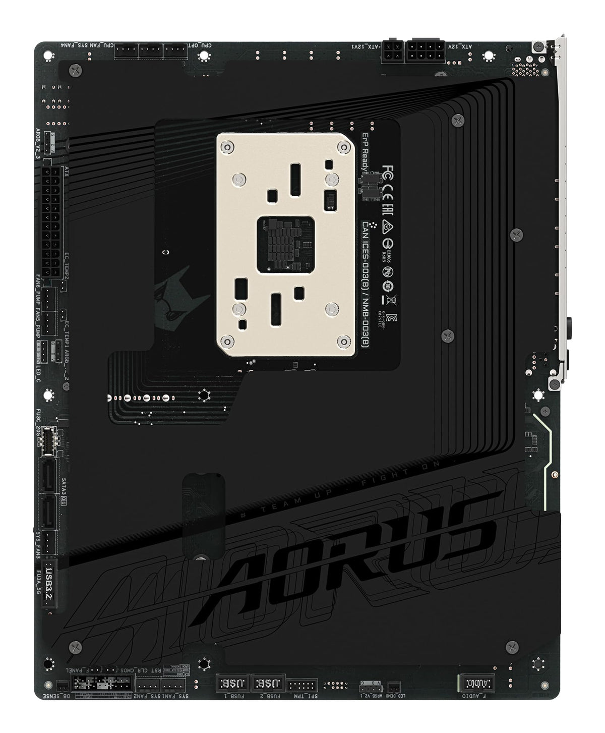 GIGABYTE X870 AORUS Stealth Mainboard - Supports AMD Ryzen 9000 CPUs, digital 16+2+2 phase VRM, up to 8200MHz DDR5 (O.C.), 2xPCIe 5.0 + 2xPCIe 4.0, Wi-Fi 7, 5GbE LAN, USB 4