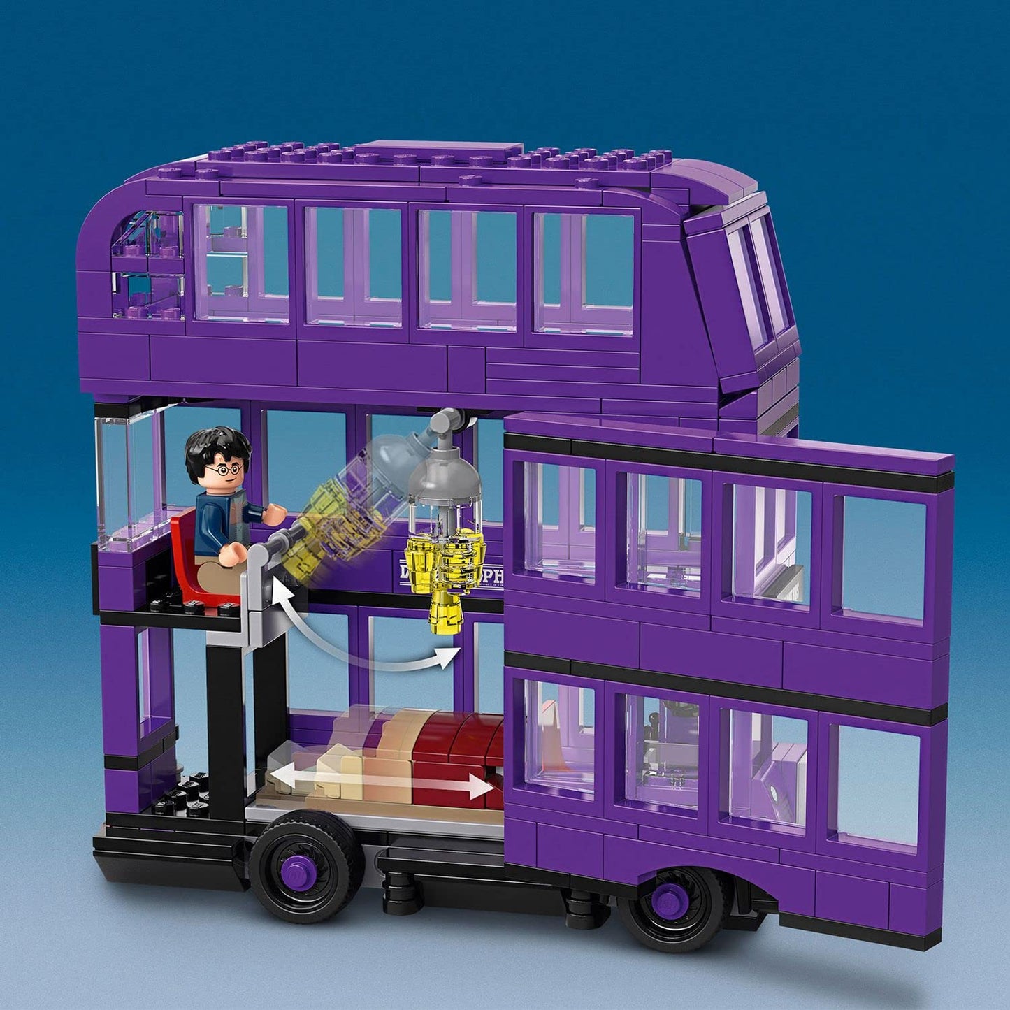 LEGO 75957 Harry Potter The Knight Bus Toy, Triple Decker Bus, Collector's Set with Minifigures