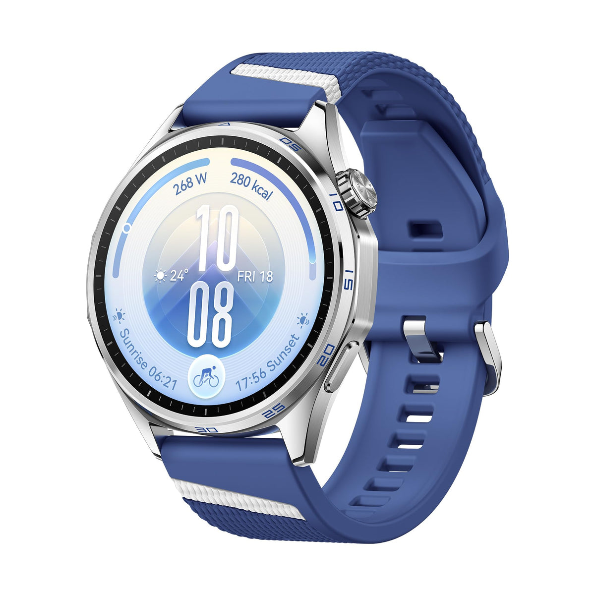 HUAWEI Watch GT 7 Smartwatch with Ski & Bike Features, 46 mm, Blue - Atum-B39FC