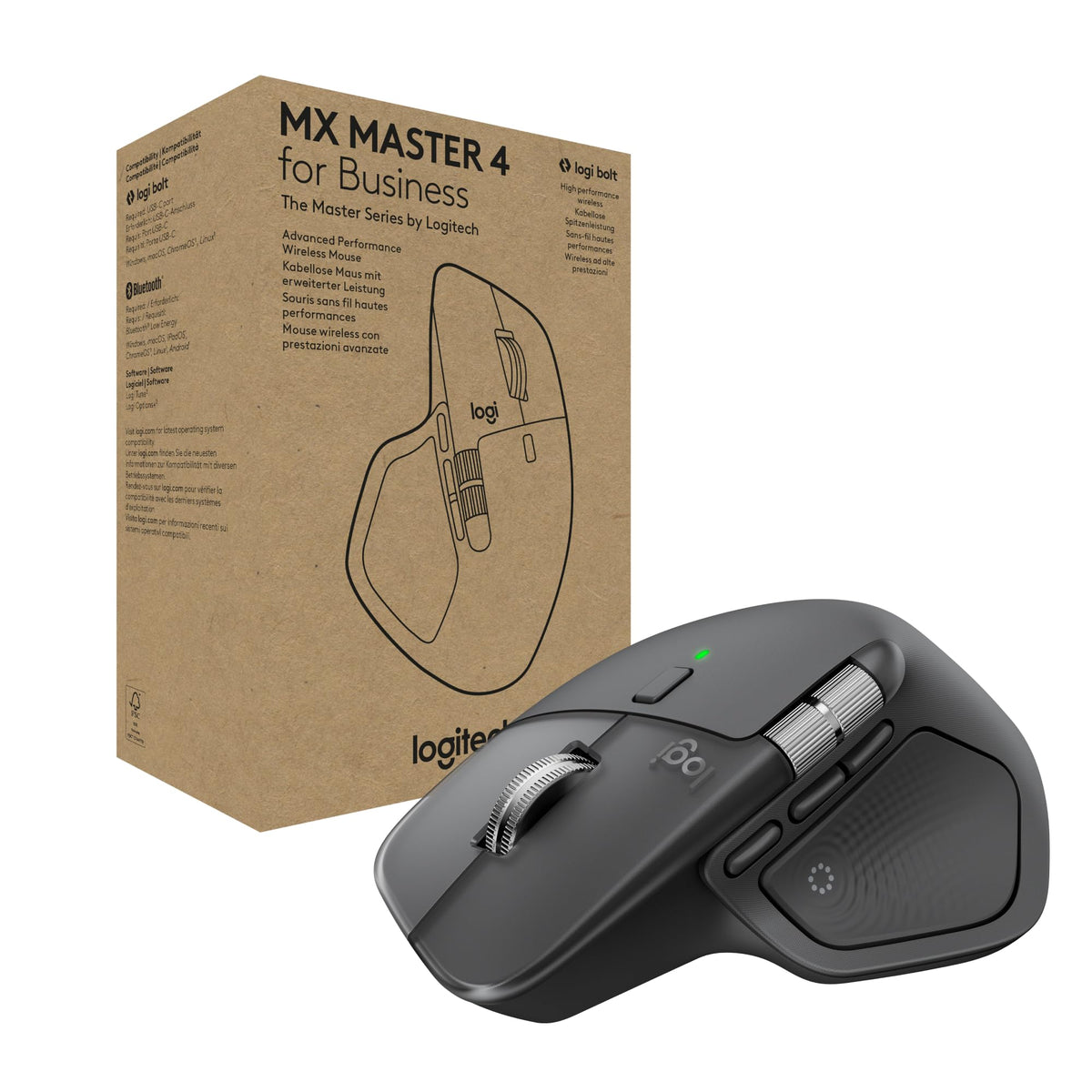 Logitech MX Master 4 for Business, wireless mouse - 910-007617
