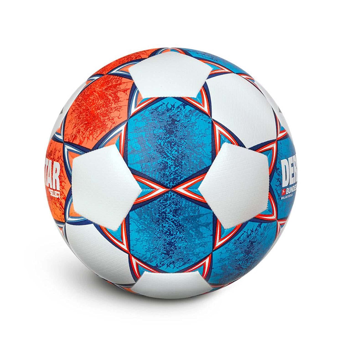 Derbystar 1323 Brilliant Replica v21 White Orange Blue 5 - Bundesliga