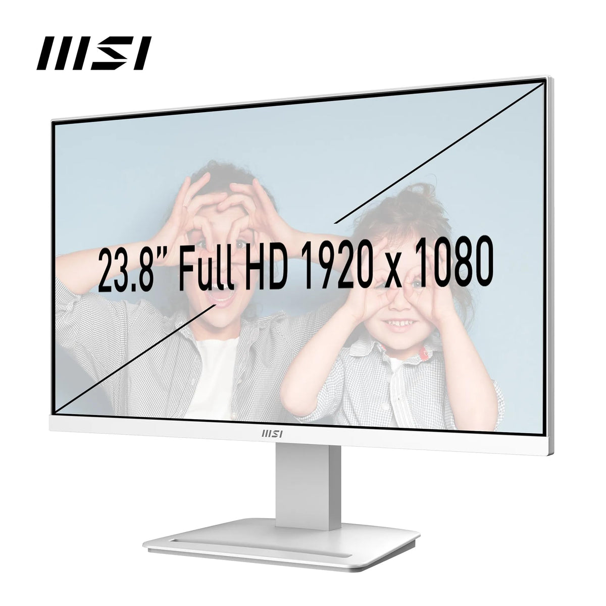 MSI PRO MP2412WDE 23,8 Zoll (60cm) Full HD (1920x1080) Monitor de afaceri, 100Hz, 1ms, Adaptive Sync, design fără ramă, HDMI - 9S6-3BA9CH-062