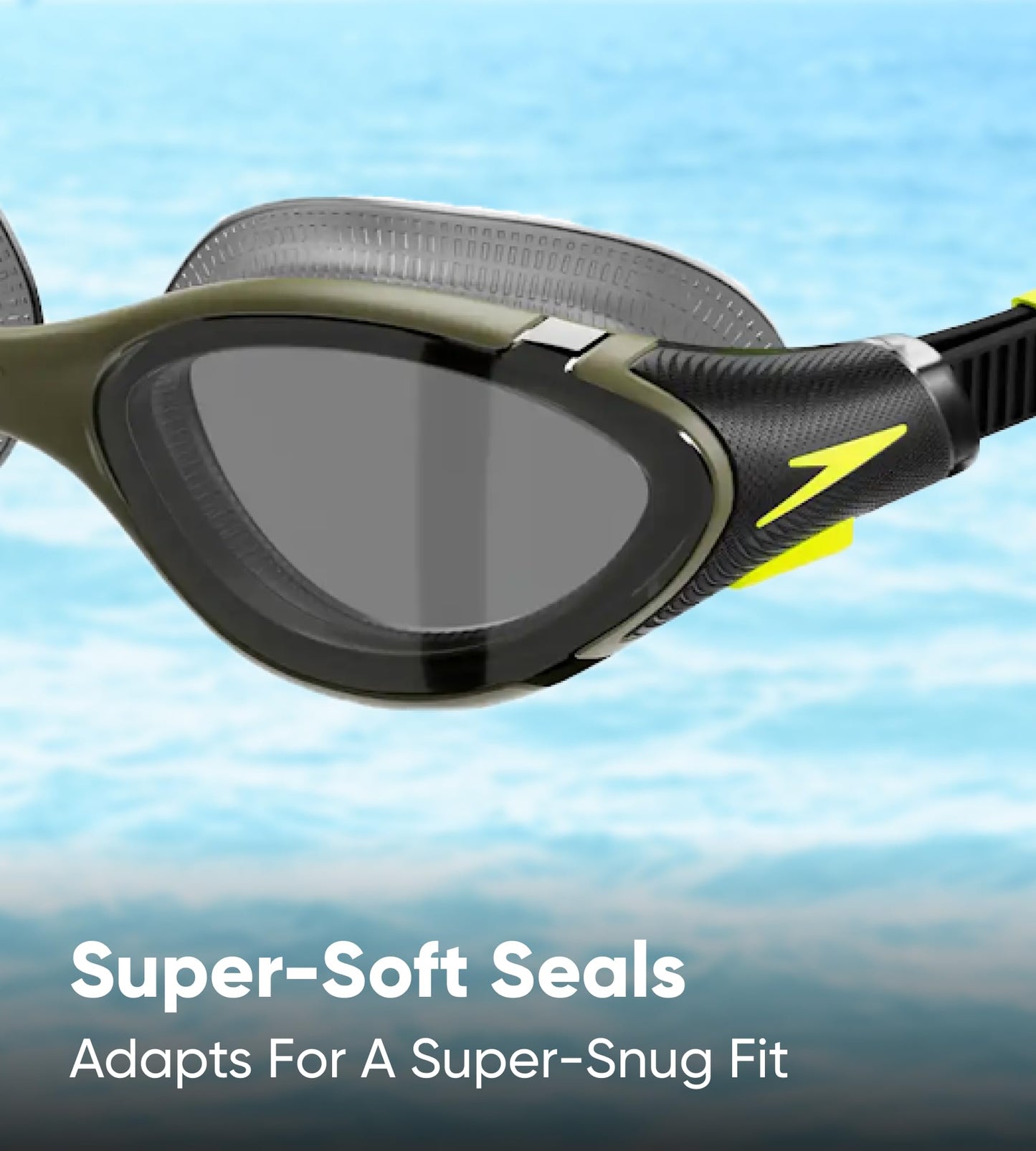 Speedo Biofuse 2.0 swimming goggles | Patented easy adjustment | Anti-fog | Waterproof | Improved fit | Improved comfort - 800232817134
