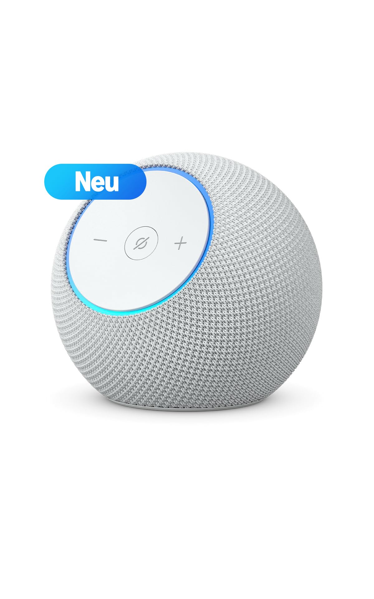 Certified and refurbished Amazon Echo Dot Max (latest generation), Alexa speaker with room-filling sound and integrated smart home hub, white - MA49CA