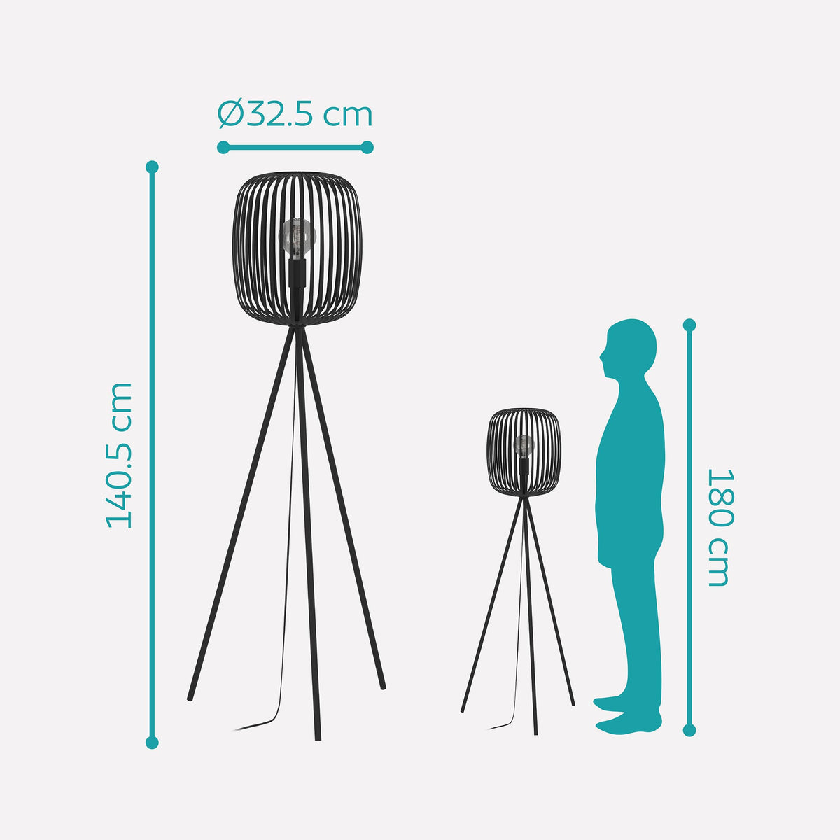 EGLO Floor Lamp Romazzina Living Room - 900522