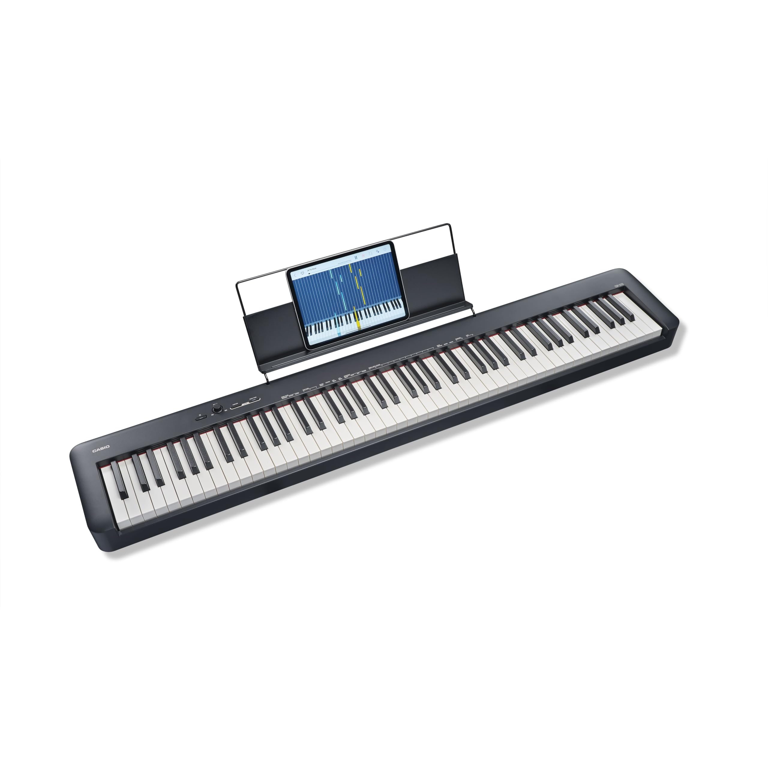 Casio CDP-S110BK digital piano with 88 weighted keys, 10 sounds, black - CDP-S110BKC5