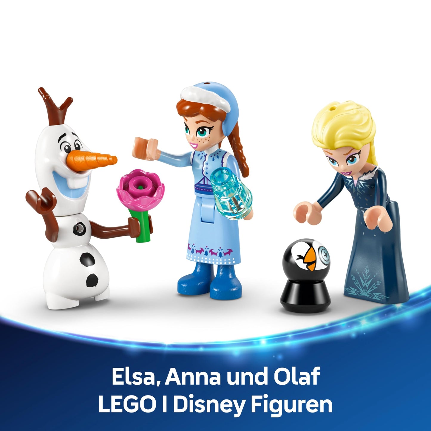 LEGO ǀ Disney Frozen The Arendelle Castle - Toy with Anna & ELSA minifigures as well as Olaf & Penguin figures - Princess castle toy - Creative gift for girls aged 5 and over - 43265