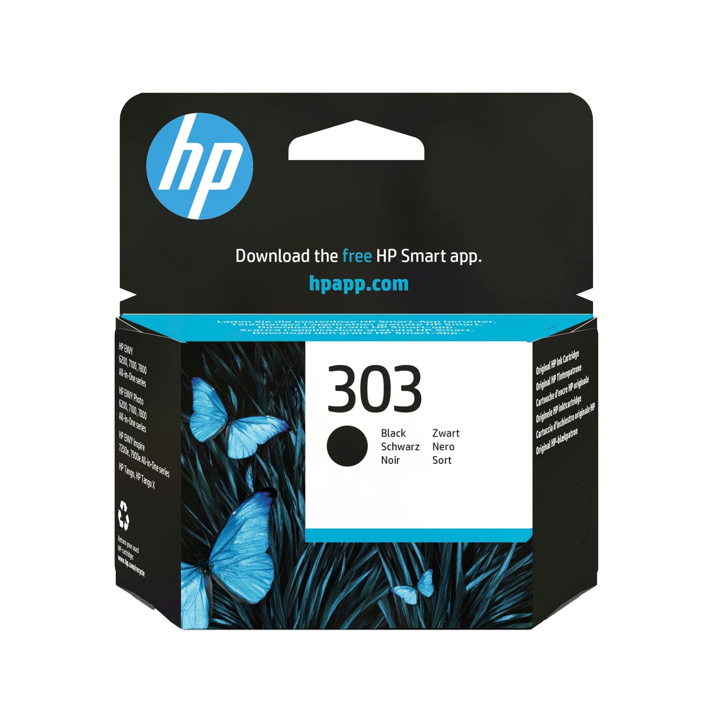 HP 303 Black Original Printer Cartridge - T6N02AE