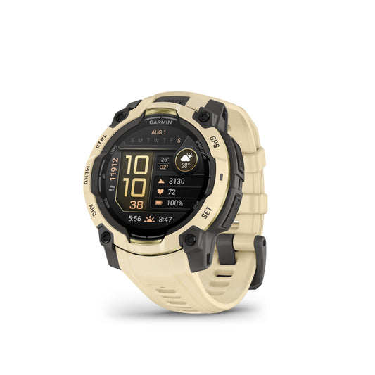 Garmin Instinct 3 45mm AMOLED – multisport smartwatch, 1.2" display, up to 18 days battery life, 80+ sports apps, navigation function, smart features, LED flashlight, waterproof - 010-02936-02