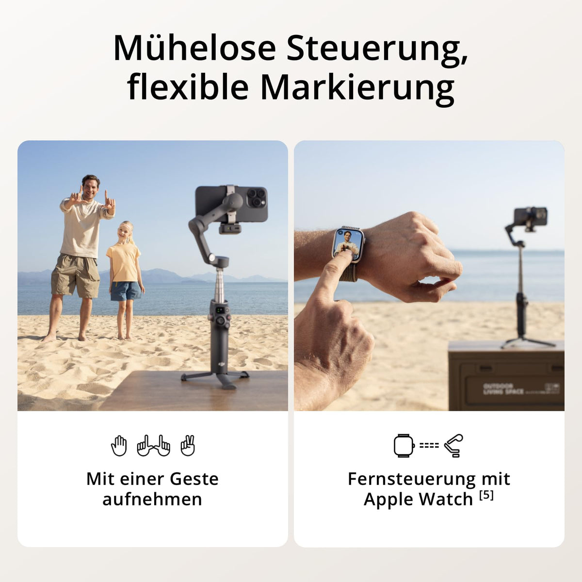 DJI Osmo Mobile 7P Gimbal Stabilizer (iPhone/Android), Native Tracking - 6941565997517