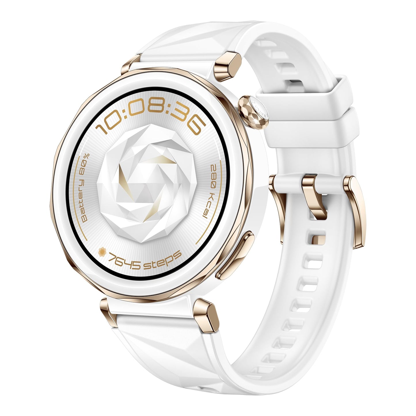 HUAWEI Watch GT 5 Pro Smartwatch, GPS, Health Watch with ECG, Artistic Design, Sports Data Analysis for Runners & Cyclists, Up to 7 Days Battery Life, Compatible with iOS & Android, 42 mm, White