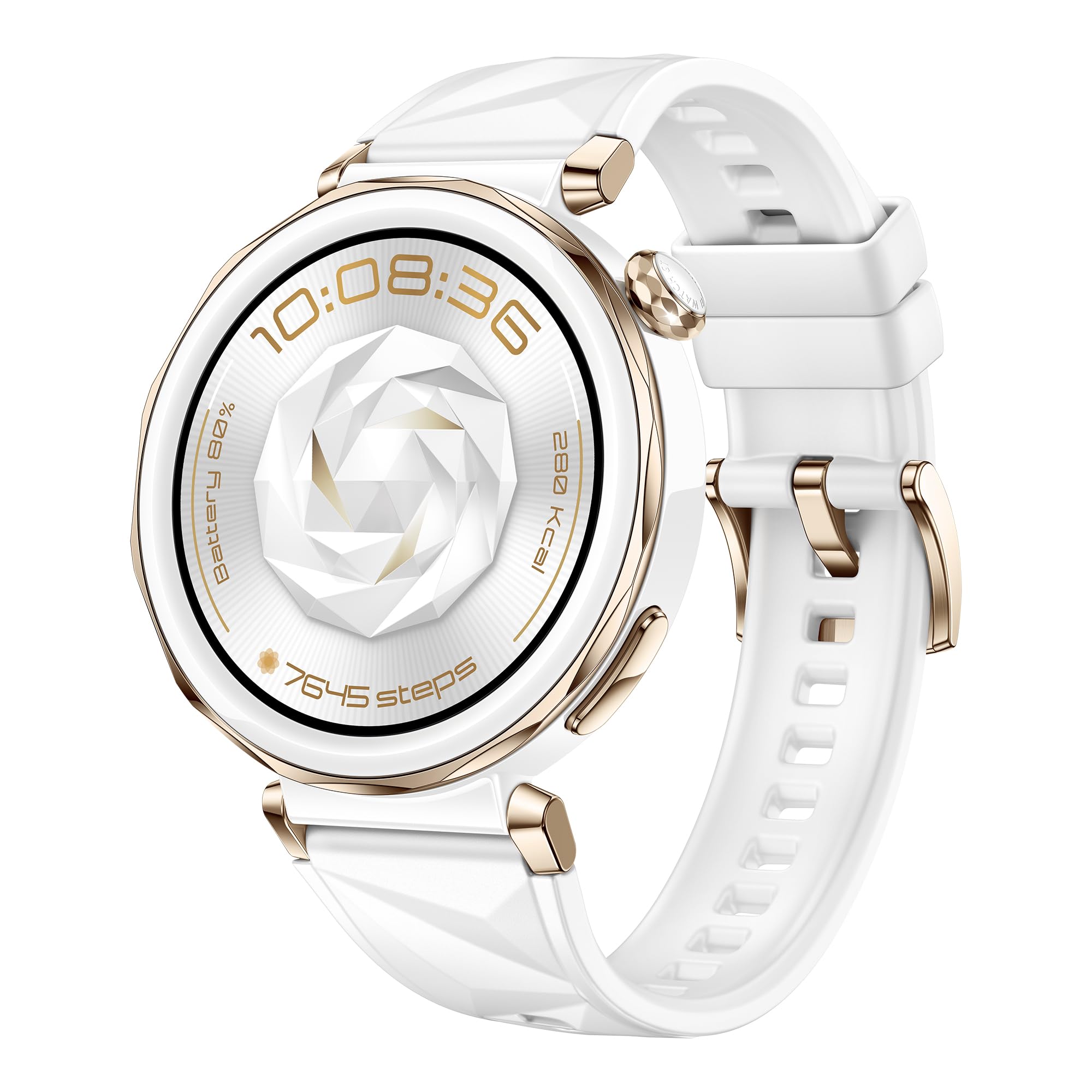 HUAWEI Watch GT 5 Pro Smartwatch, GPS, Health Watch with ECG, Artistic Design, Sports Data Analysis for Runners & Cyclists, Up to 7 Days Battery Life, Compatible with iOS & Android, 42 mm, White