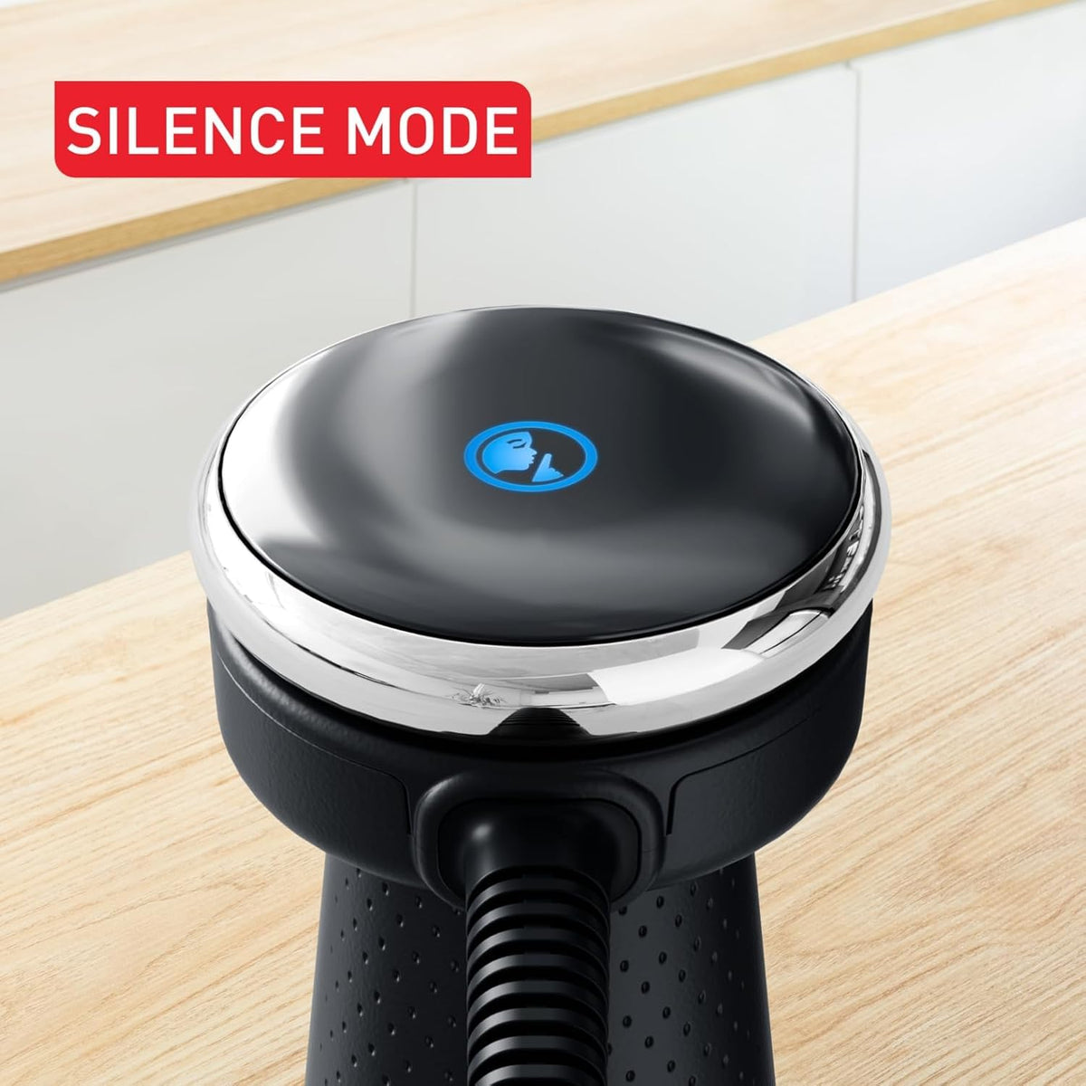 Tefal Quickchef+ 2-in-1 Mixeur plongeant și tocător, 1000 W, control intuitiv al vitezei, buton Turbo, protecție împotriva stropilor, tehnologie Powelix, oțel inoxidabil, negru, HB672830