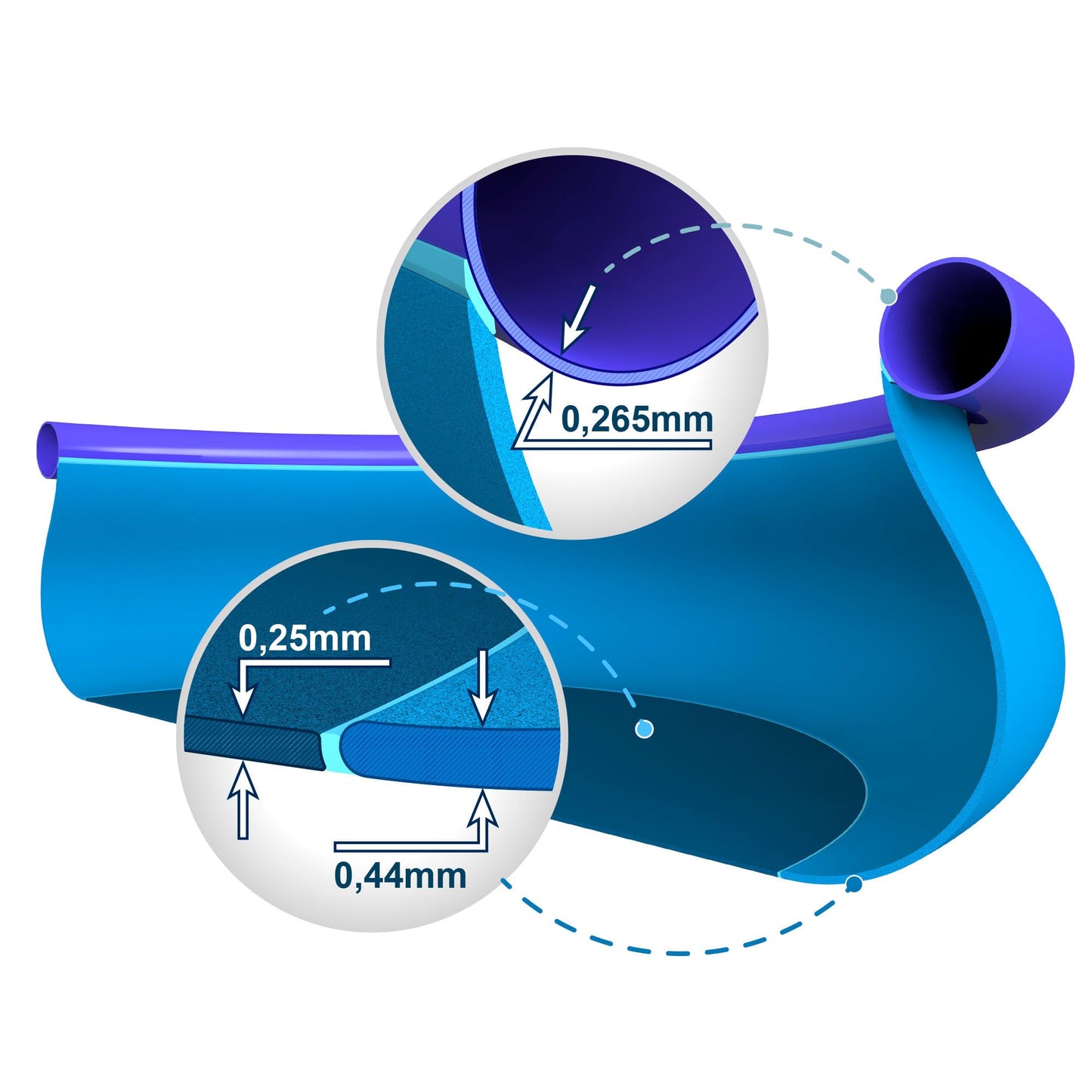 INTEX "Easy Set" pool, round above-ground pool (Ø183 x 51), robust inflatable children's pool for the garden, round pool, paddling pool, volume 800 l, quick assembly pool for children aged 3 and over, blue (28101NP)