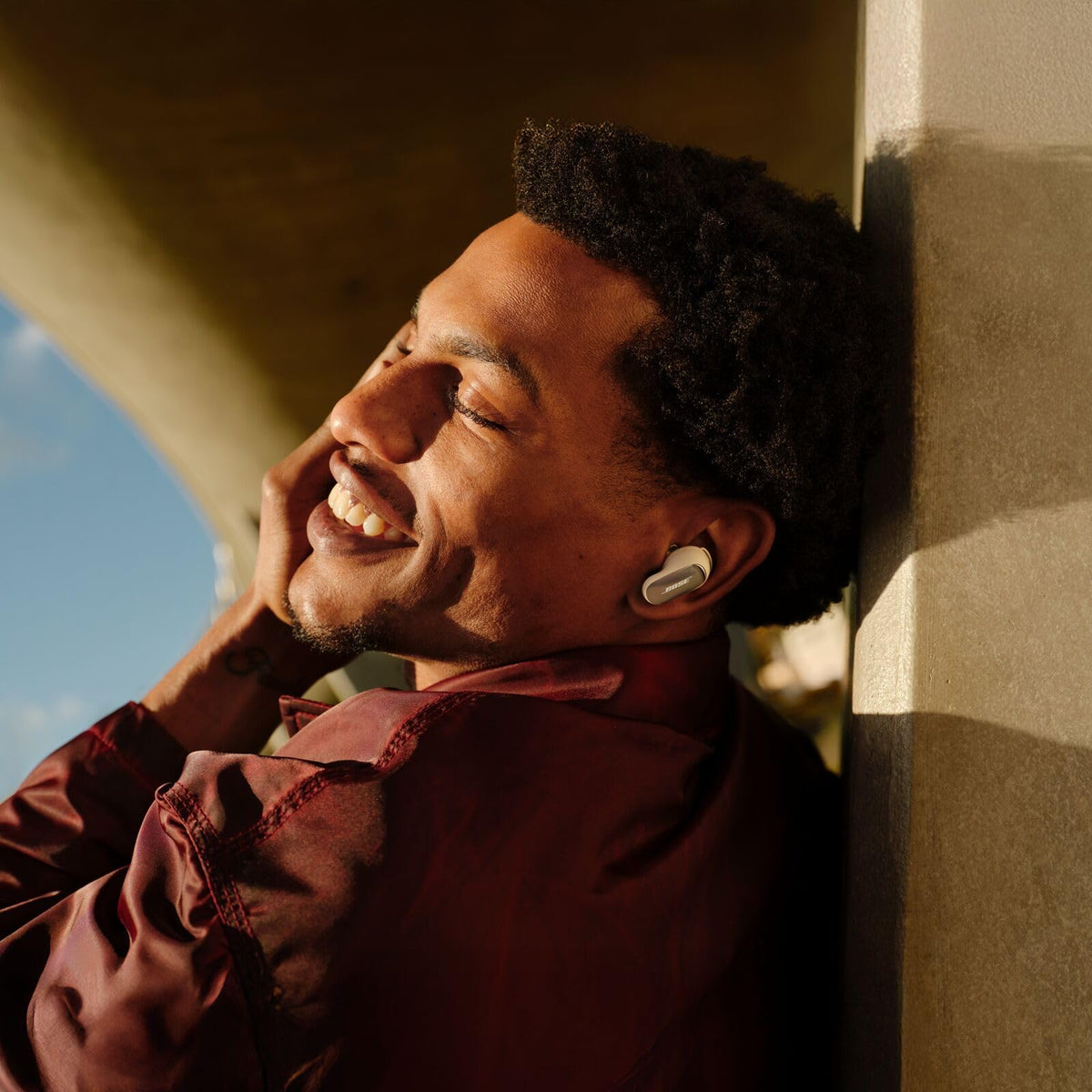 Bose QuietComfort Ultra Bluetooth Earbuds (2nd Gen), Wireless Noise Canceling Earbuds, Up to 6 Hours Battery Life, IPX4 Rating, 360 Degree Sound, Deep Bass, Smoke White - 896637-0020