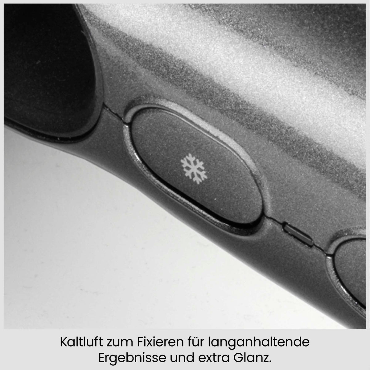 BaByliss Titanium Shine 1600W Uscător de păr cu difuzor – Uscător de păr puternic și compact, design ergonomic, tehnologie cu ioni împotriva frizz-ului, 3 niveluri de căldură și 3 viteze ale aerului, argintiu, D6200DE