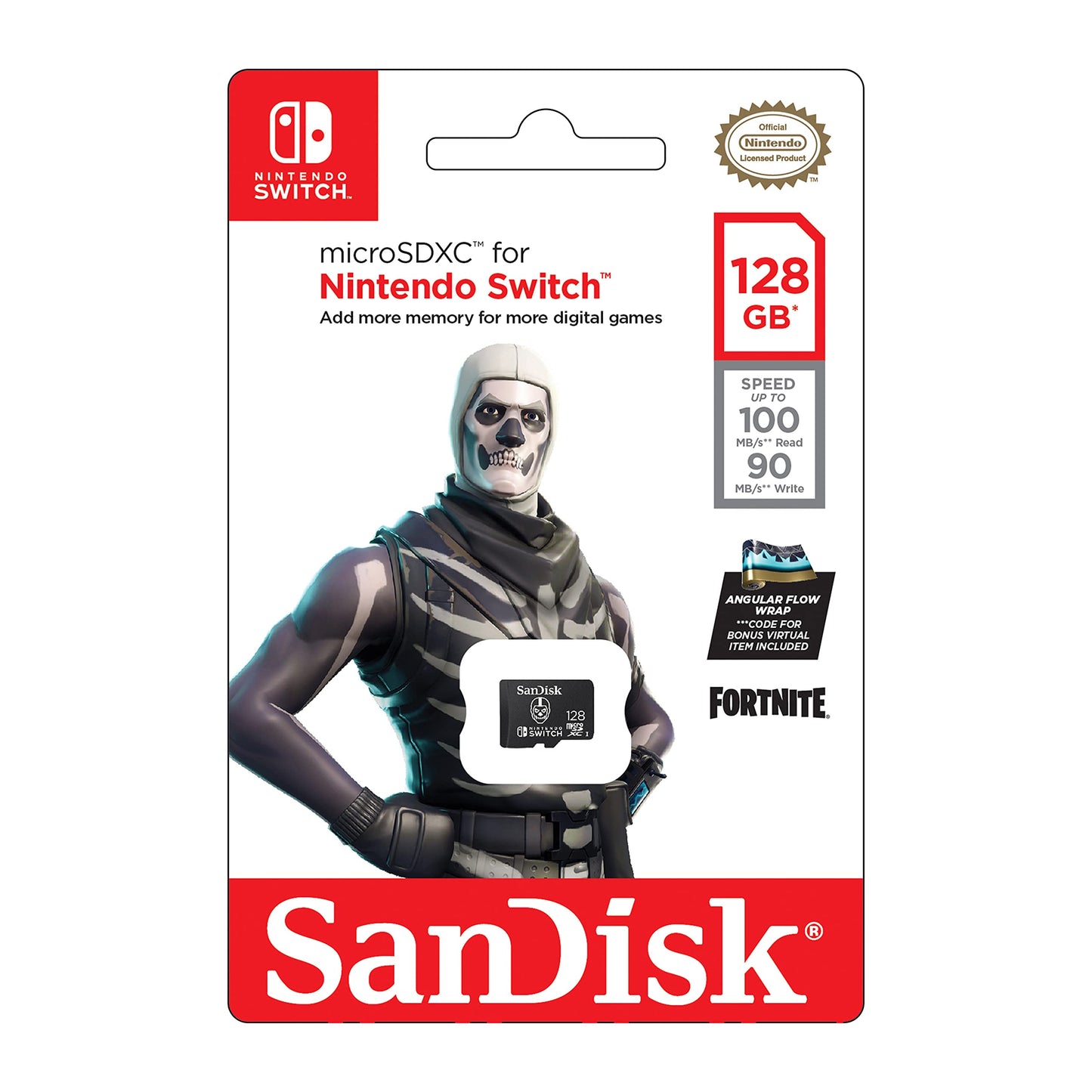 SanDisk microSDXC Nintendo Switch Fortnite 128GB (SDSQXAO-128G-GN6ZG)