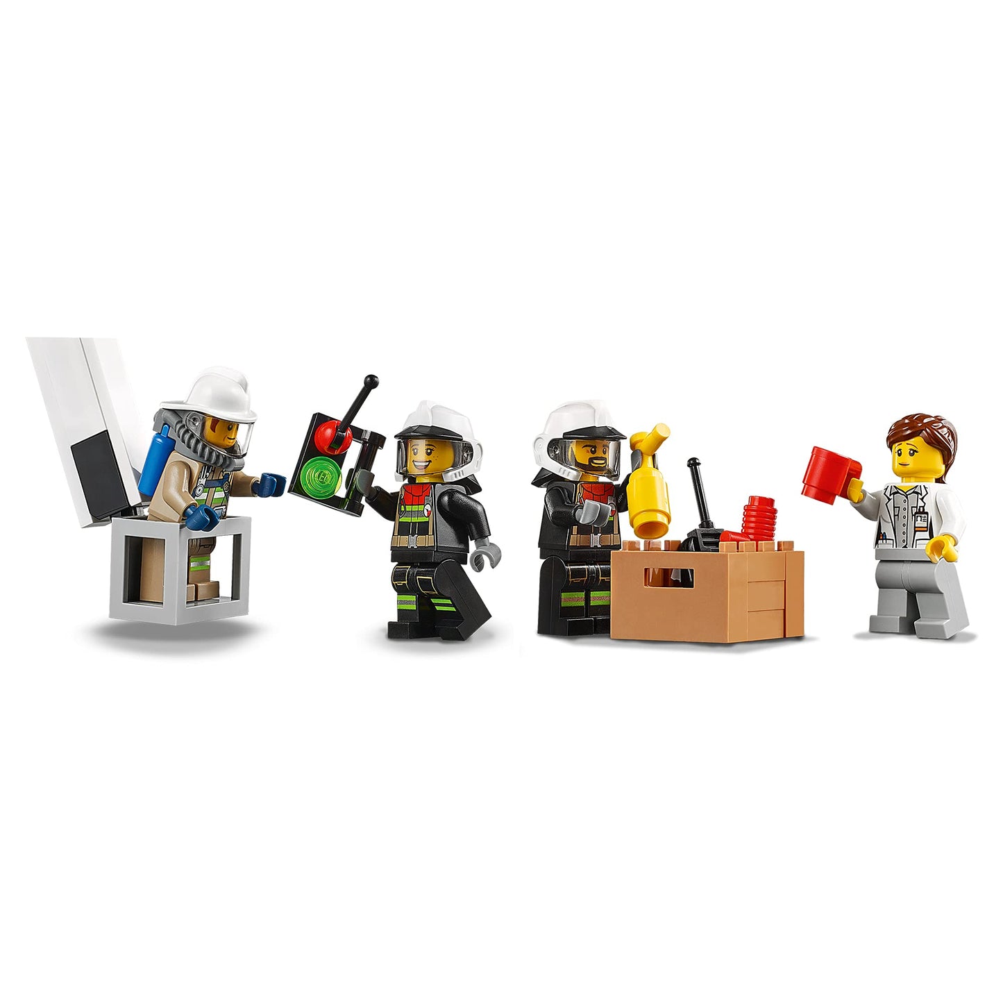 LEGO 60282 City Mobile Fire Department Operations Center with Toy Fire Engine, Fire Station for Boys and Girls Ages 6 and Up, Gift Set