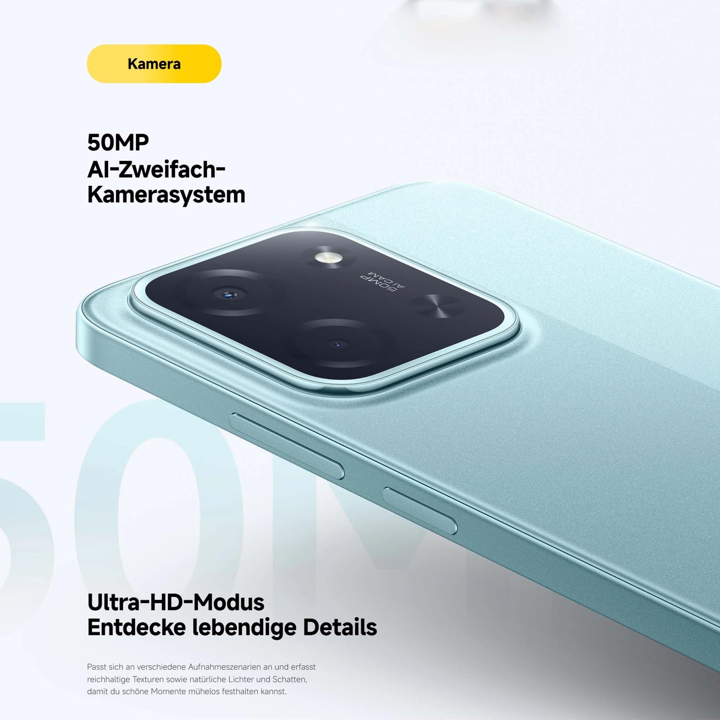 XIAOMI Poco C85, smartphone 6+128GB, mobile phone with Android, 6.9" 120Hz display 7.99mm design, MediaTek Helio G81-Ultra Octa-Core, 50MP AI dual camera, 6000mAh, black