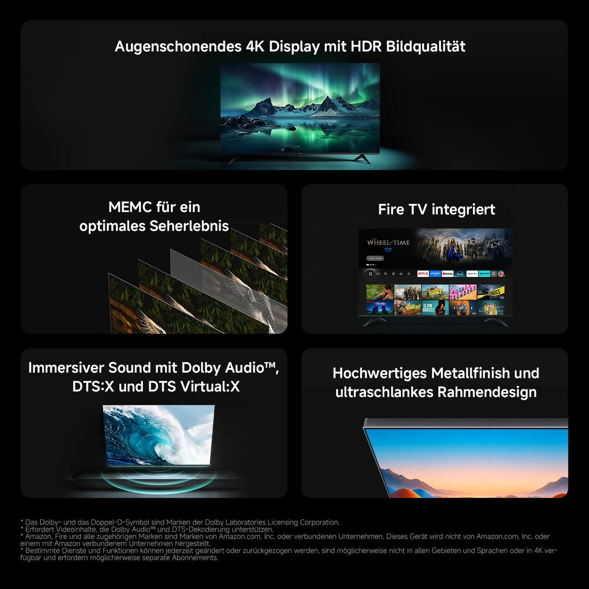 XIAOMI TV 43 Inch 2026, 4K UHD, Smart TV, Fire OS8, HDR10, L43MB-FAVEU - L32MB-FAEU
