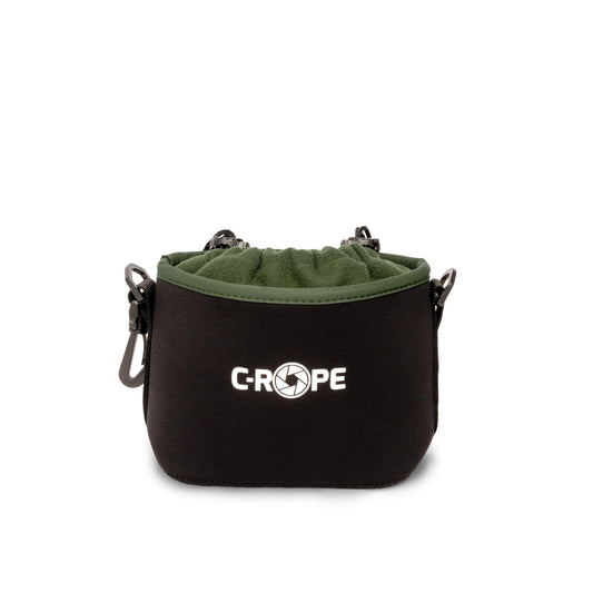 C-Rope Neoprene Camera Bag, Neoprene Bag with Fleece Lining, Water Resistant Camera Accessories - Size S - CRP-CNB-S-BLK-2