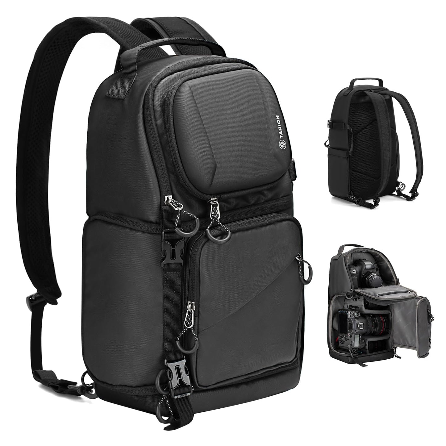 TARION 2-in-1 camera bag sling backpack photo backpack water-repellent TR-S